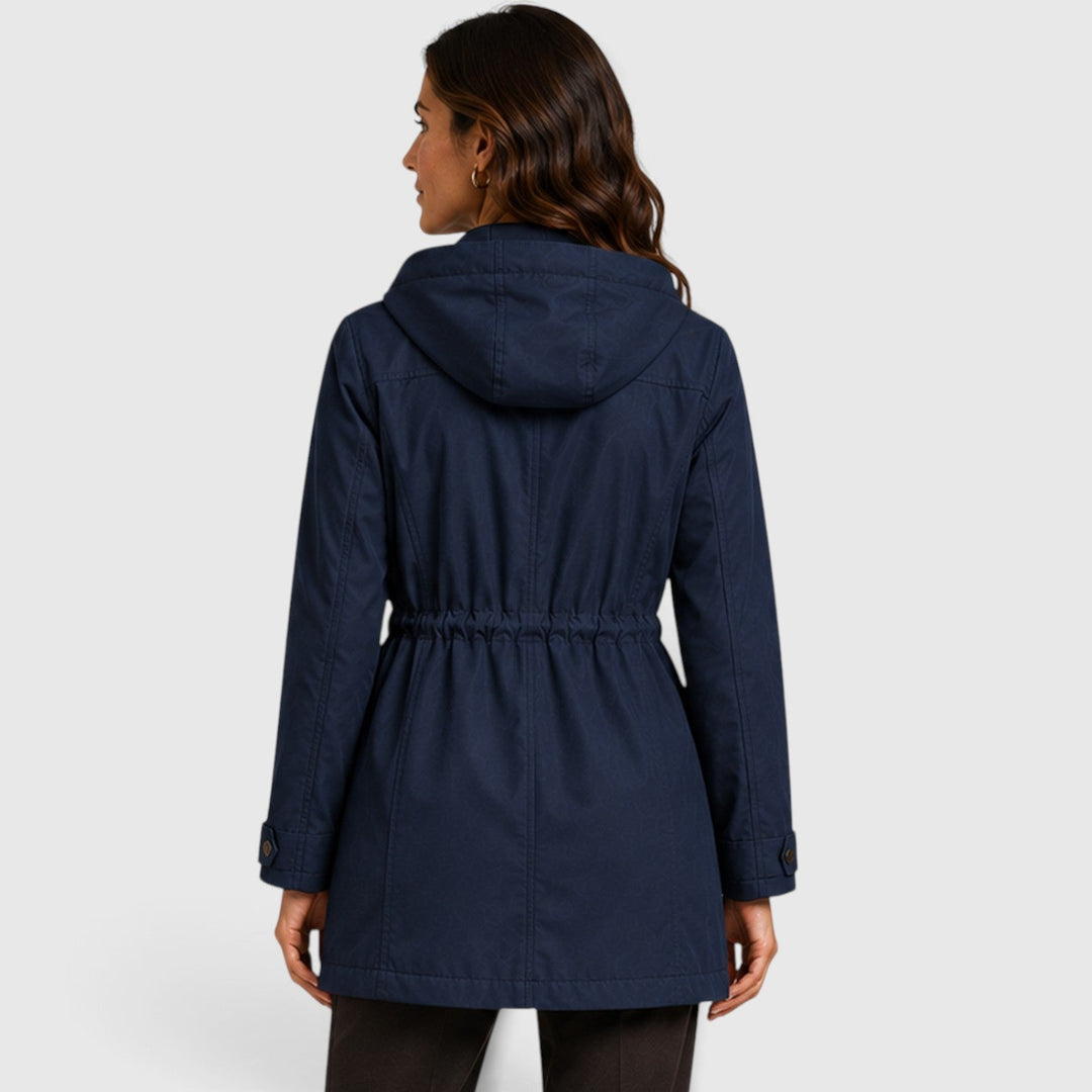 Delphine | Practical Hooded Cotton Parka