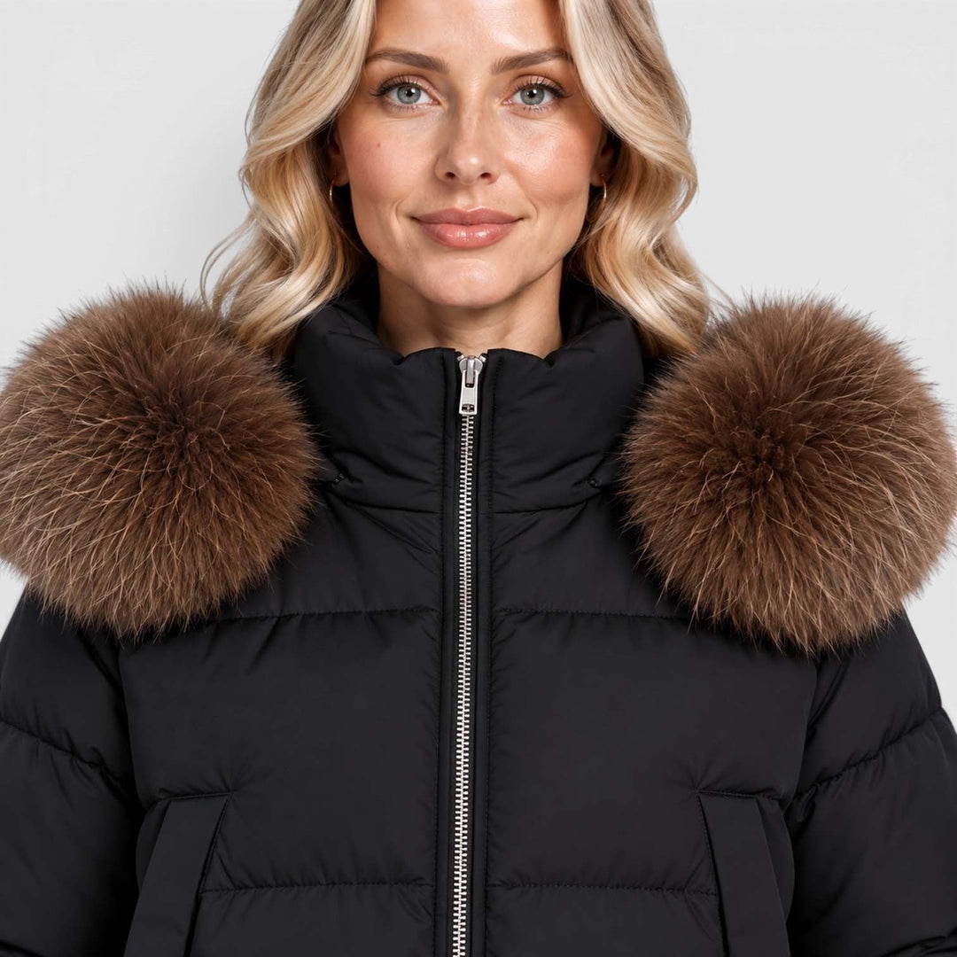 Freya | Sleek Cropped Puffer Jacket Women