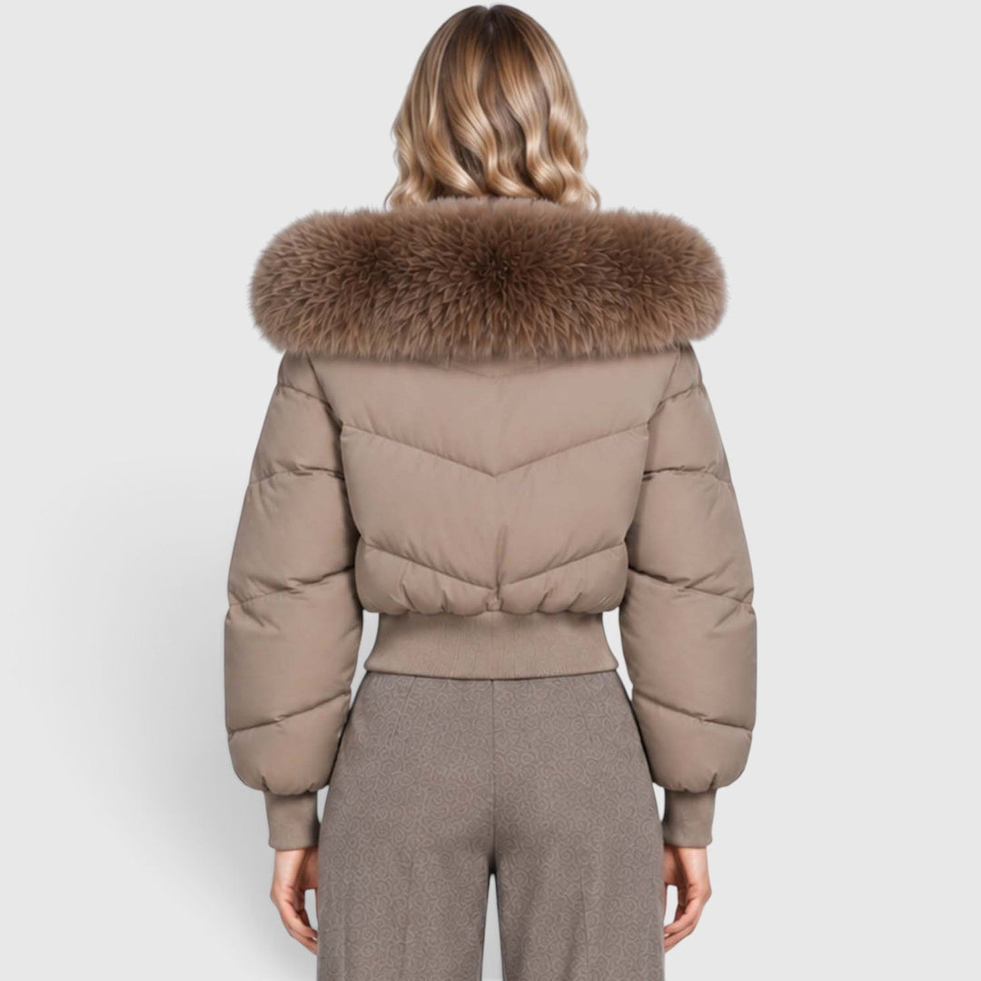 Freya | Sleek Cropped Puffer Jacket Women