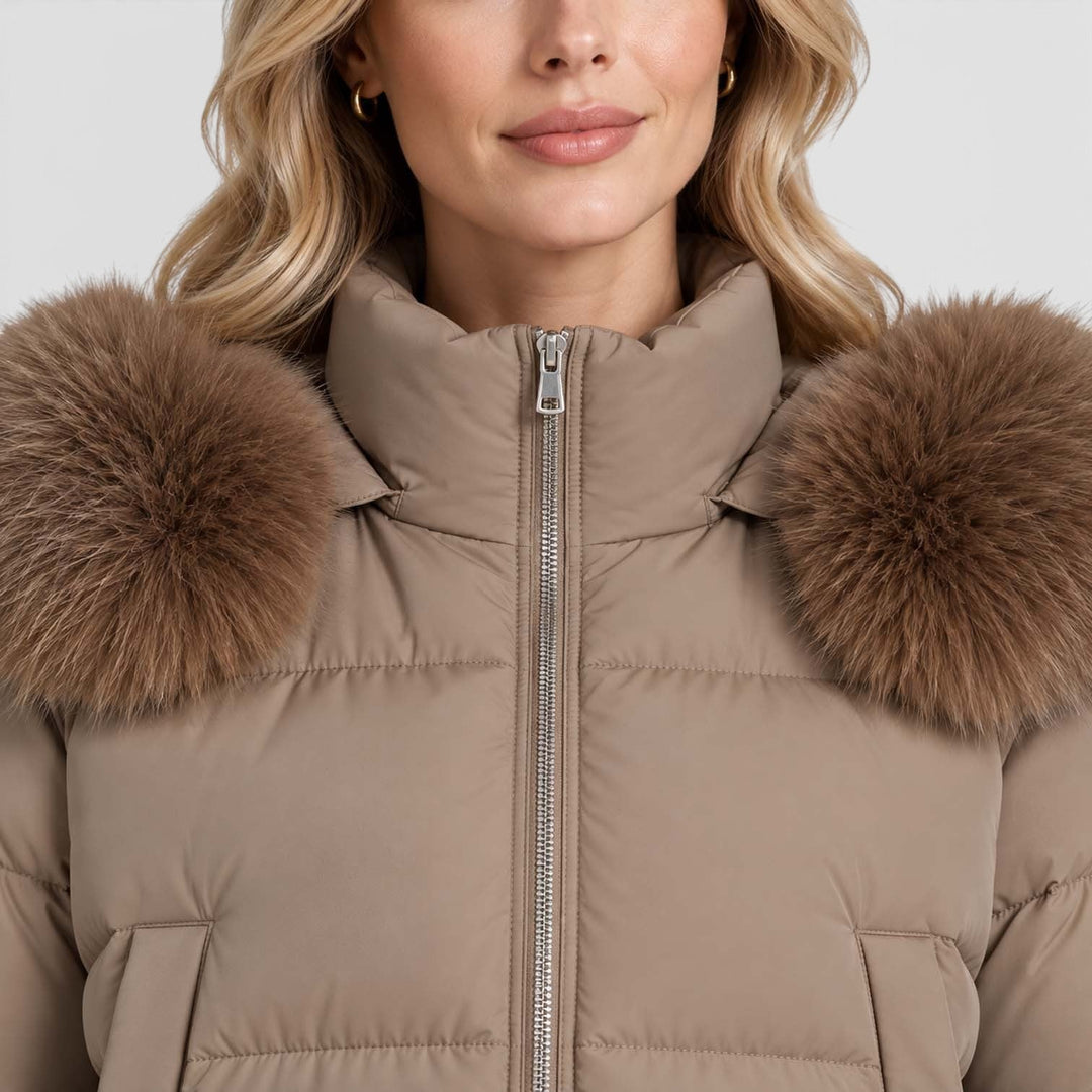 Freya | Sleek Cropped Puffer Jacket Women