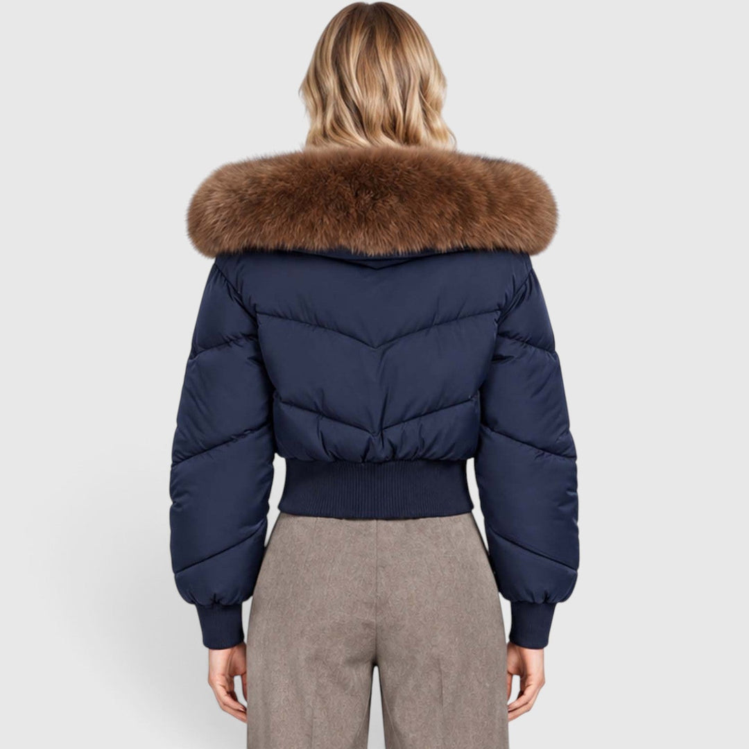 Freya | Sleek Cropped Puffer Jacket Women