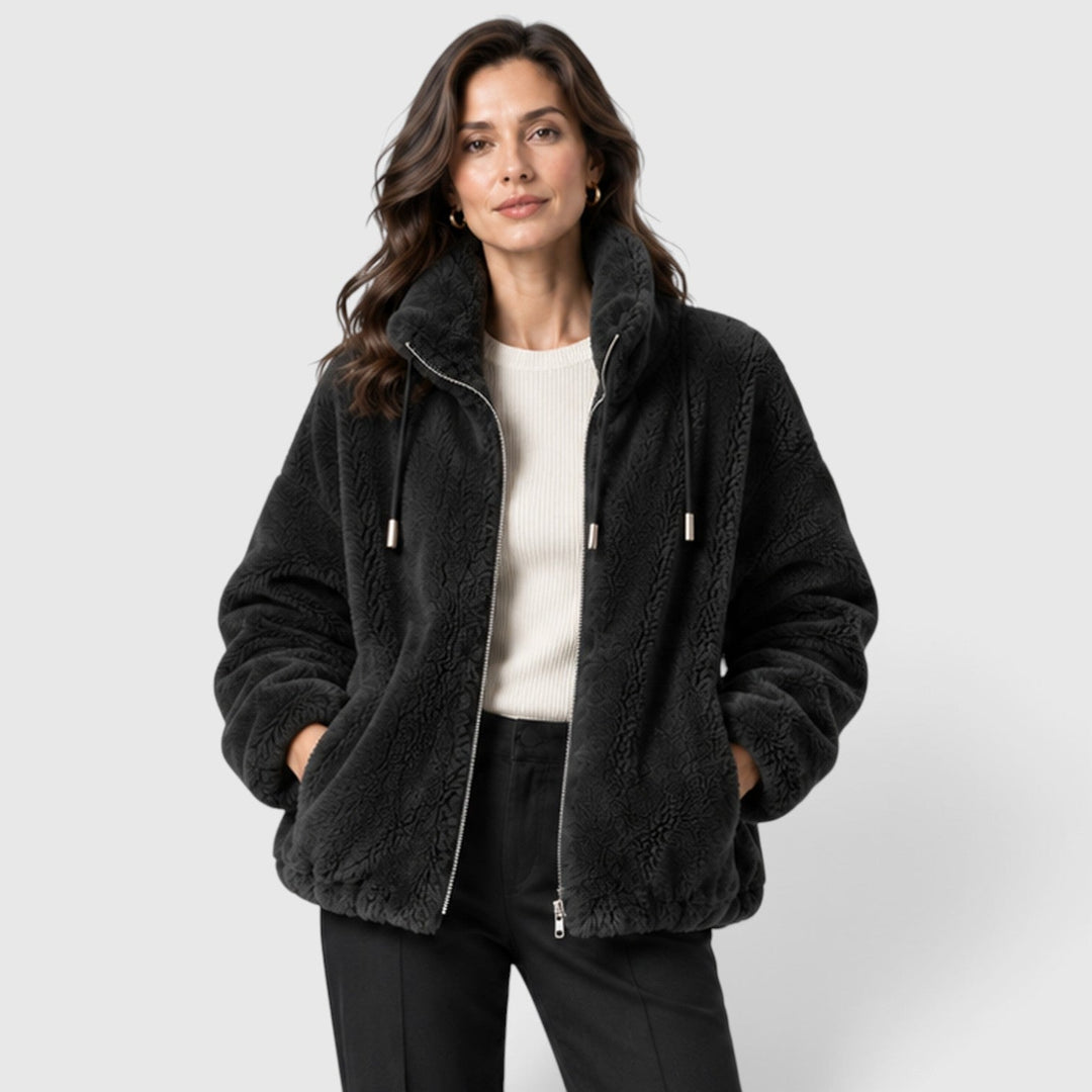 Susannah | Modern Faux Fur Jacket Women Full Zip