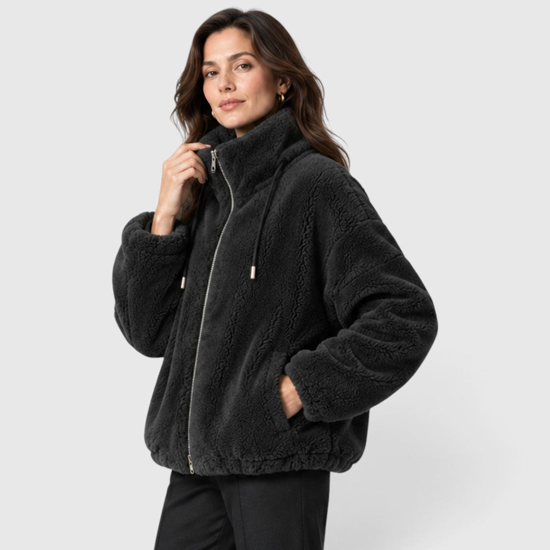 Susannah | Modern Faux Fur Jacket Women Full Zip