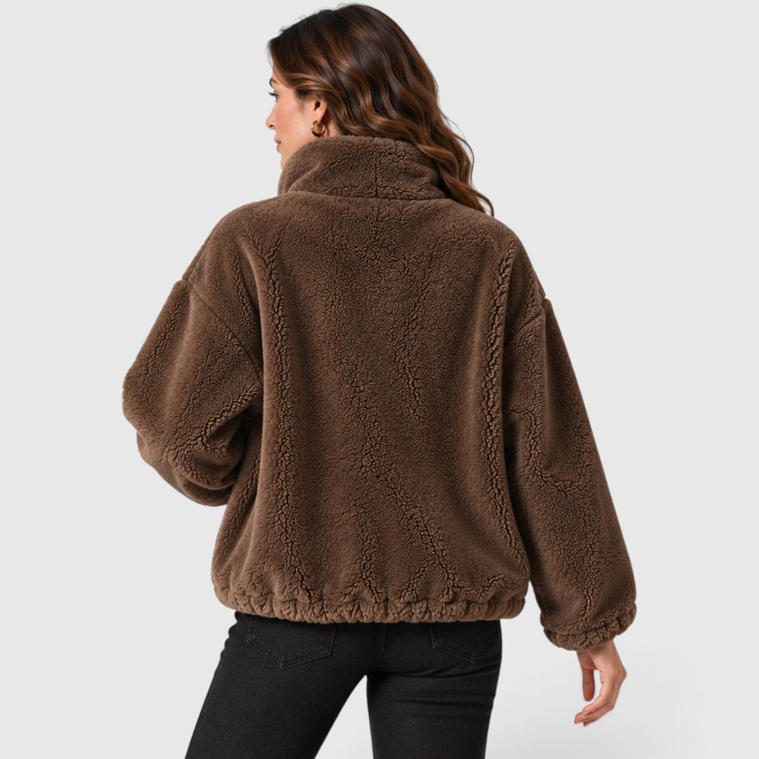 Susannah | Modern Faux Fur Jacket Women Full Zip