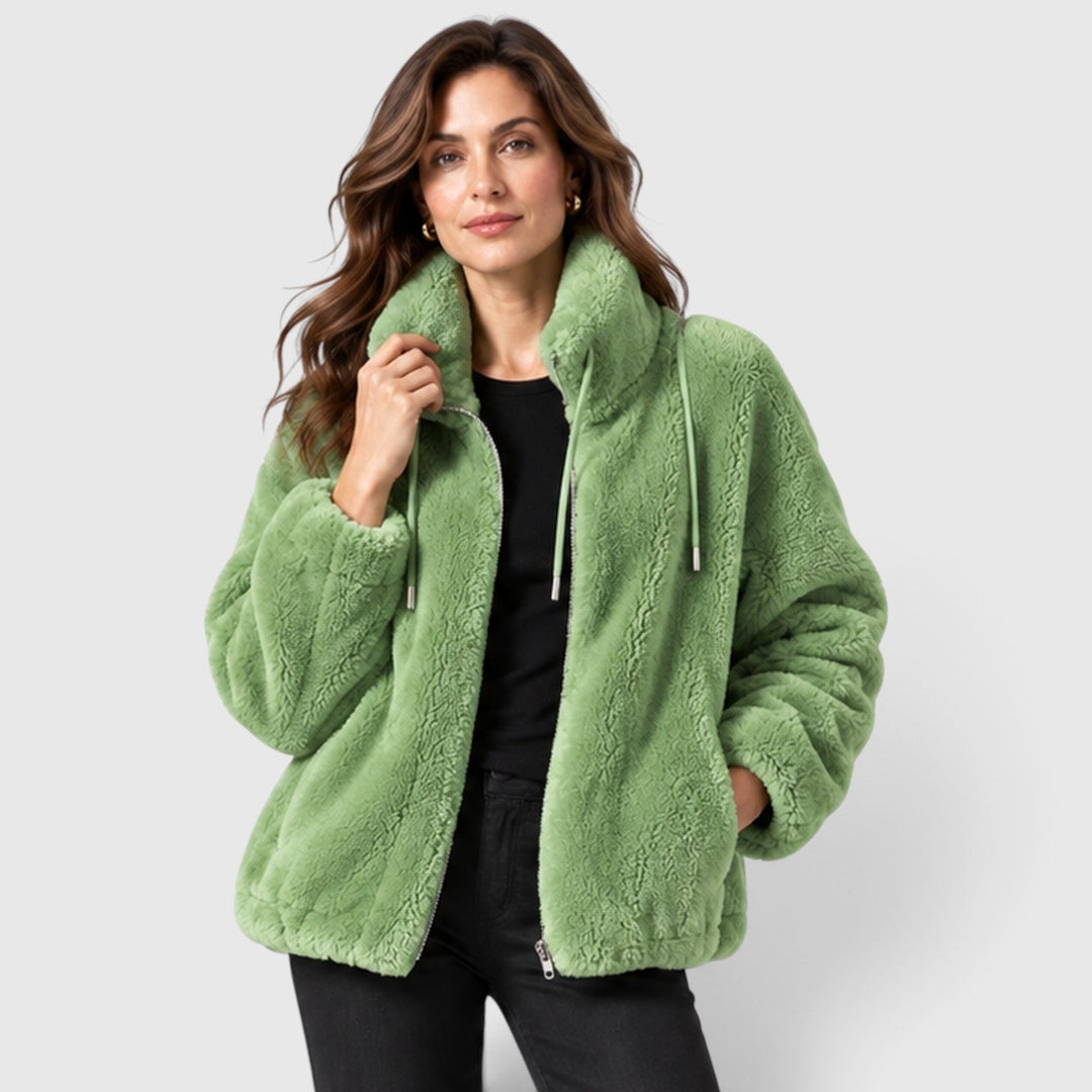 Susannah | Modern Faux Fur Jacket Women Full Zip
