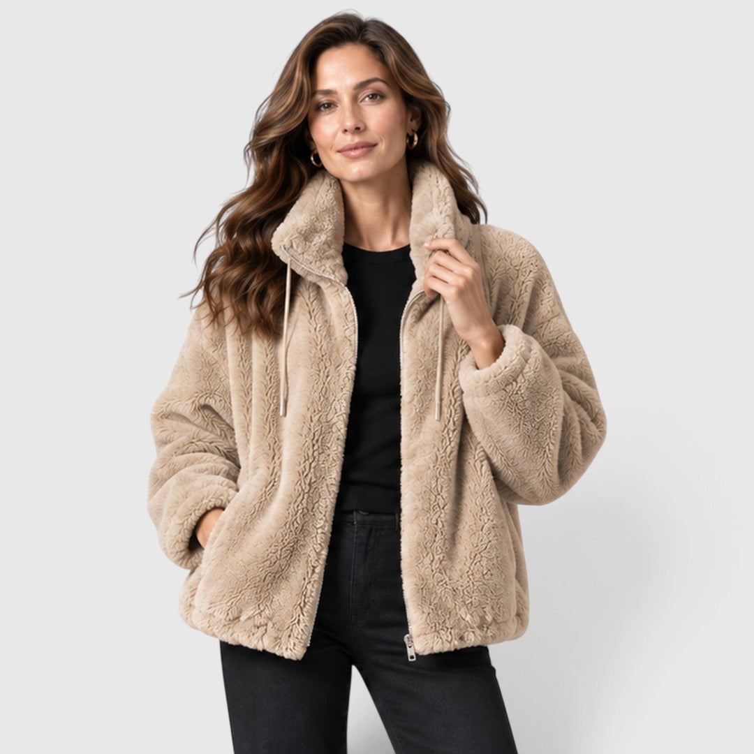 Susannah | Modern Faux Fur Jacket Women Full Zip