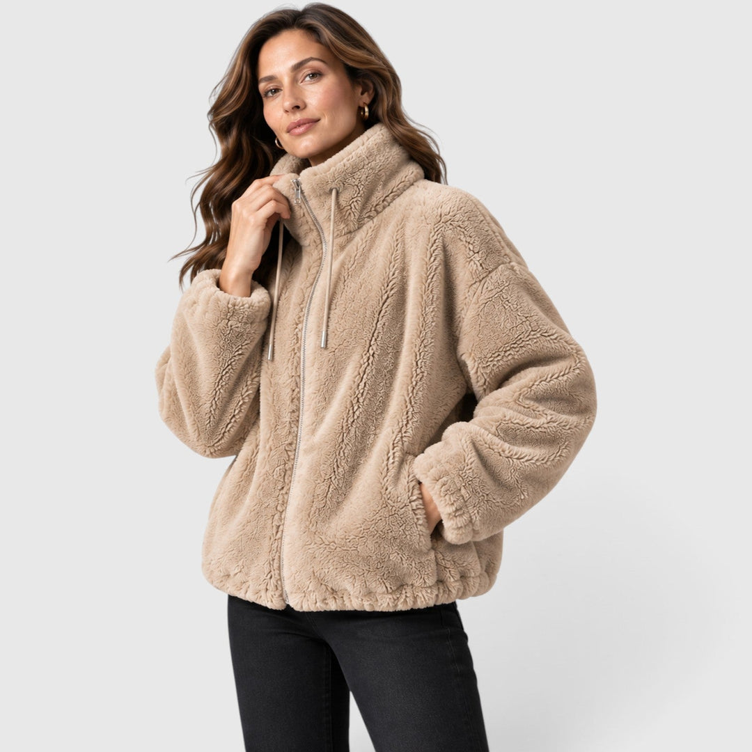 Susannah | Modern Faux Fur Jacket Women Full Zip
