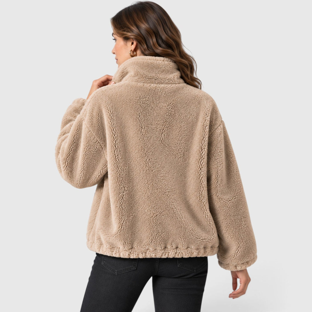 Susannah | Modern Faux Fur Jacket Women Full Zip
