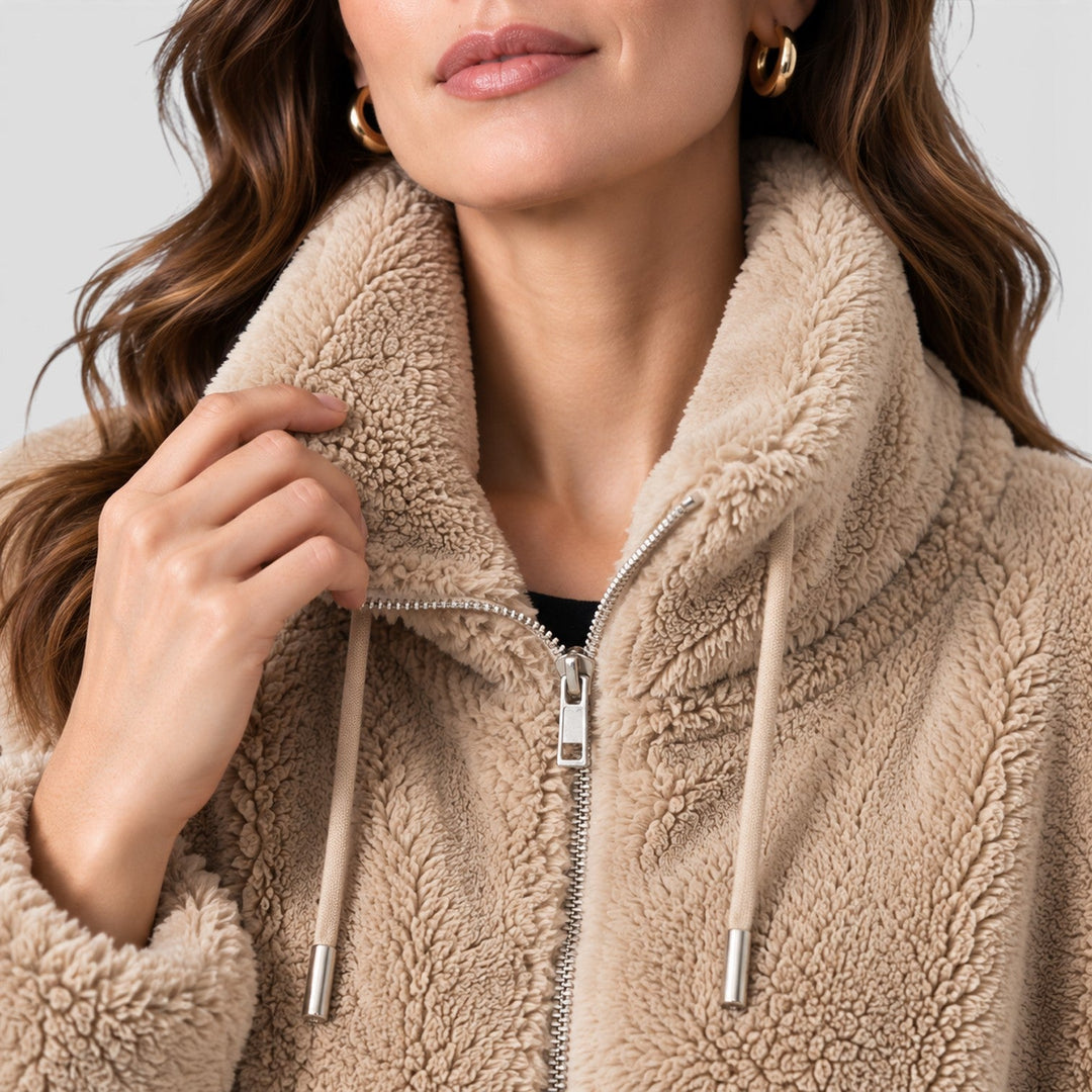 Susannah | Modern Faux Fur Jacket Women Full Zip