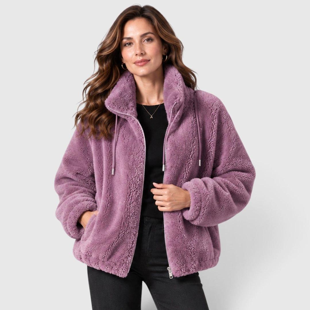 Susannah | Modern Faux Fur Jacket Women Full Zip
