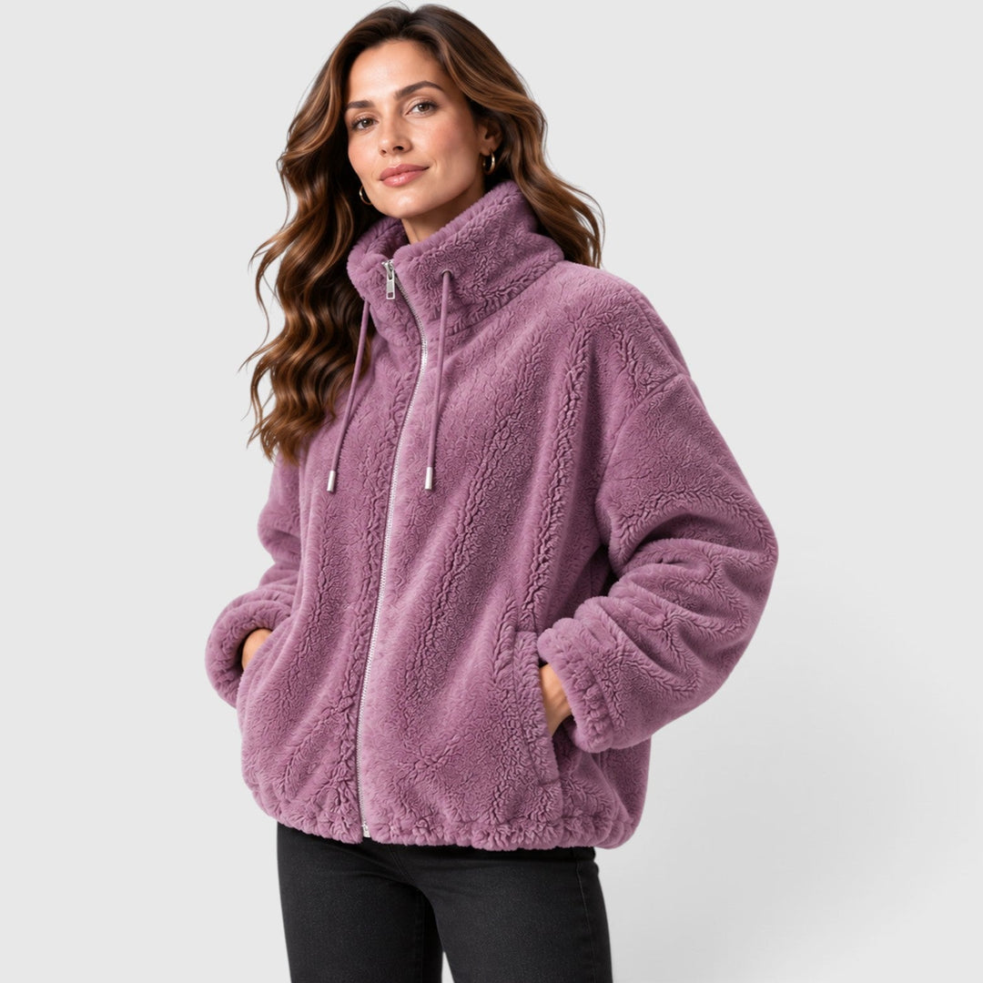 Susannah | Modern Faux Fur Jacket Women Full Zip