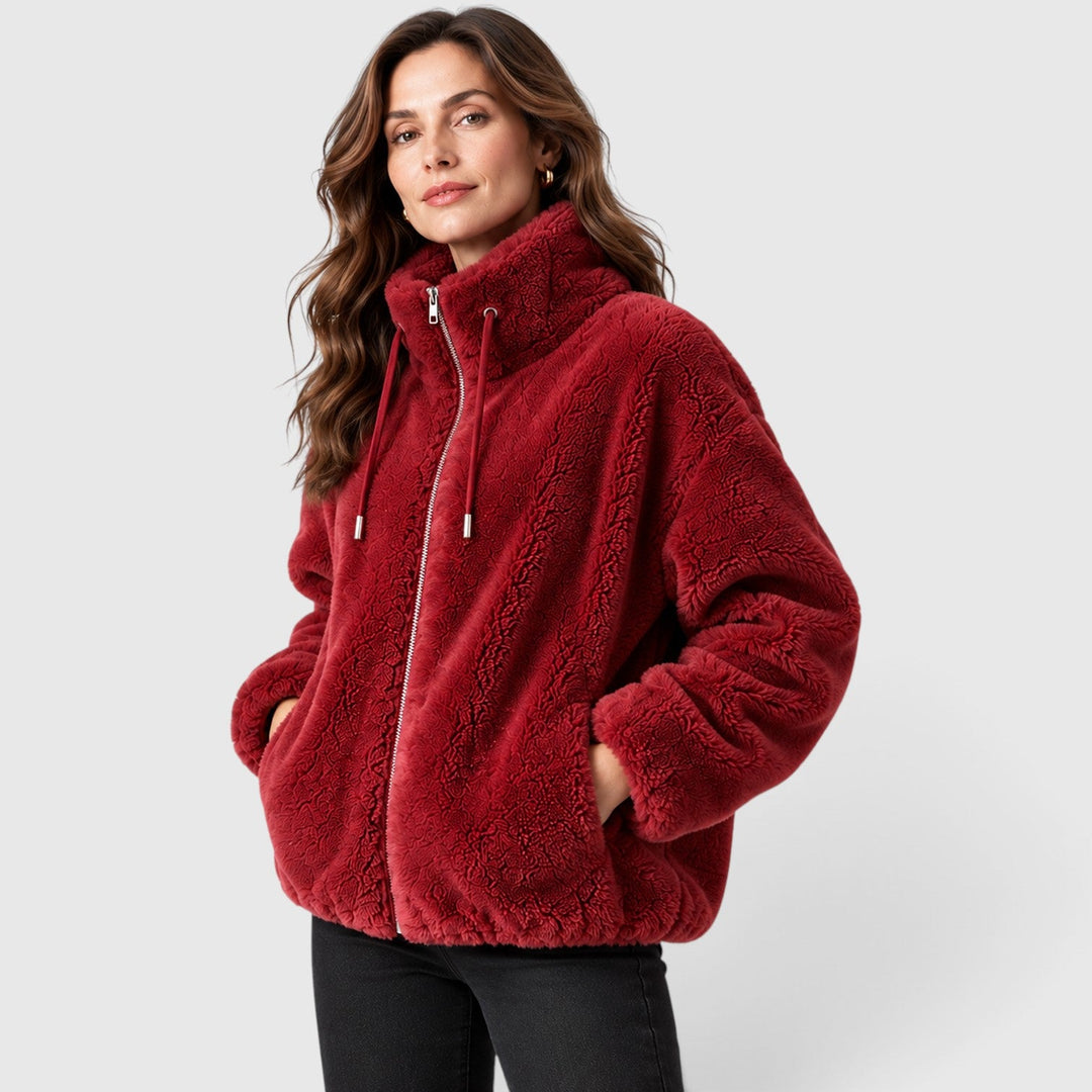Susannah | Modern Faux Fur Jacket Women Full Zip