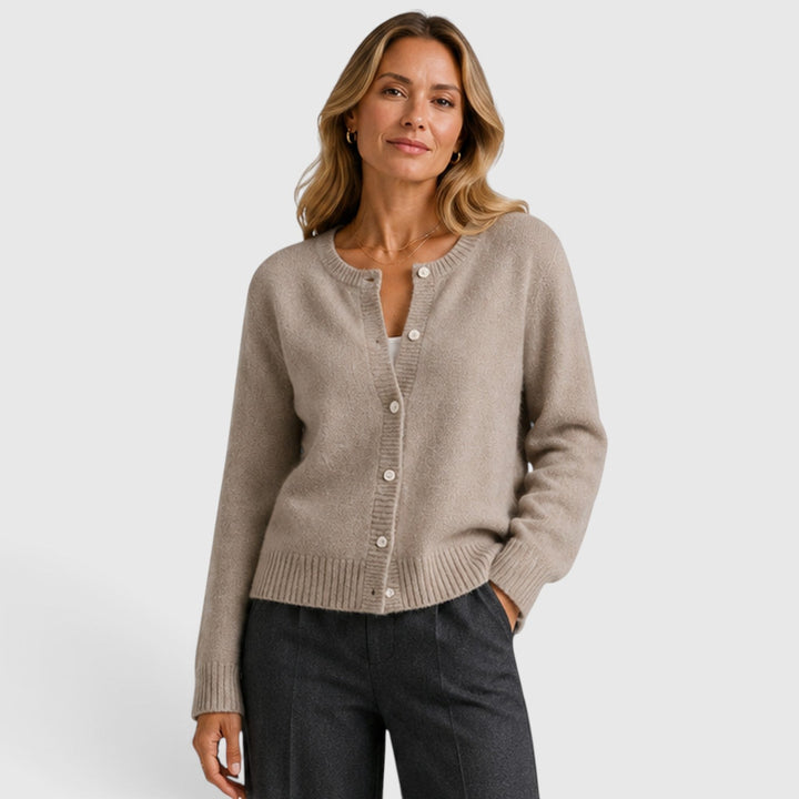 Henrietta | Polished Button-Up Cardigan