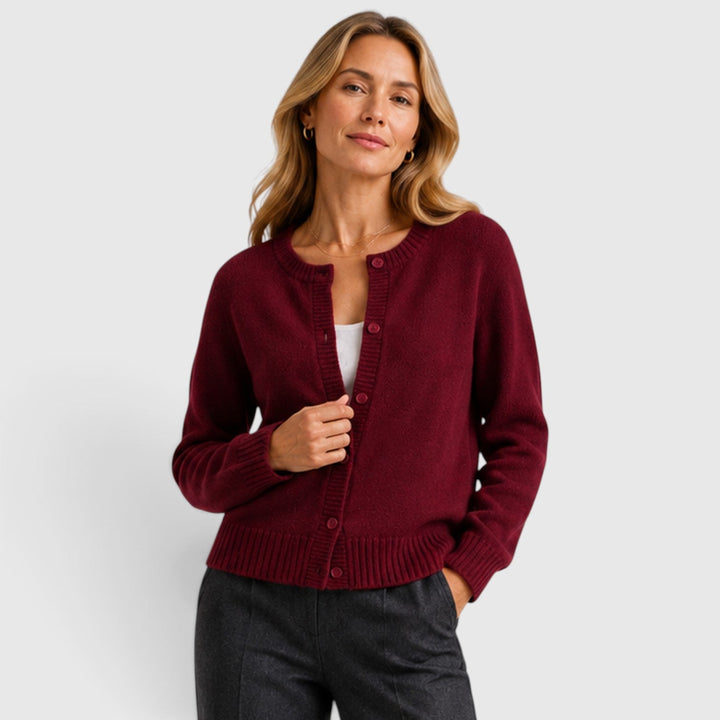 Henrietta | Polished Button-Up Cardigan