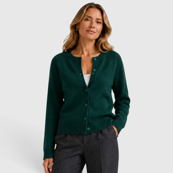 Henrietta | Polished Button-Up Cardigan