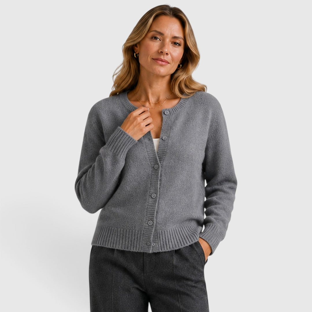 Henrietta | Polished Button-Up Cardigan