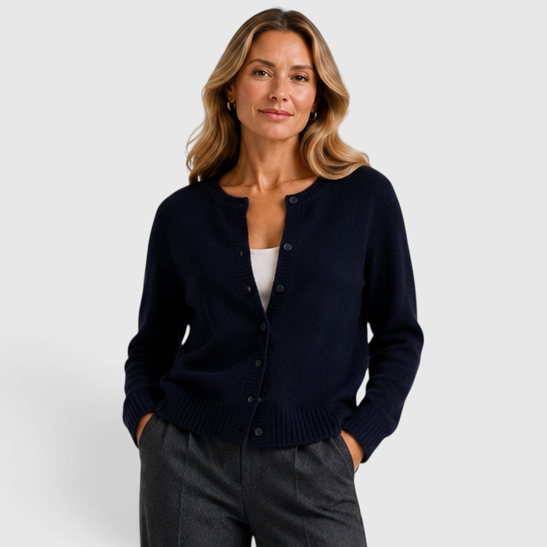 Henrietta | Polished Button-Up Cardigan