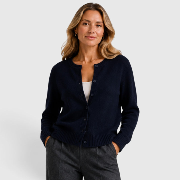 Henrietta | Polished Button-Up Cardigan
