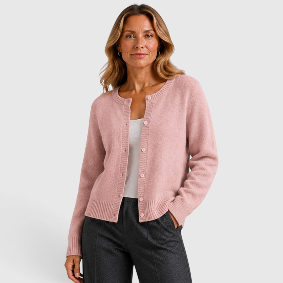 Henrietta | Polished Button-Up Cardigan