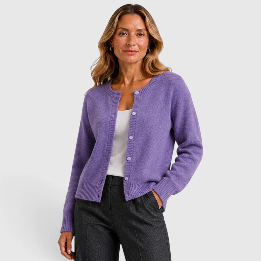 Henrietta | Polished Button-Up Cardigan