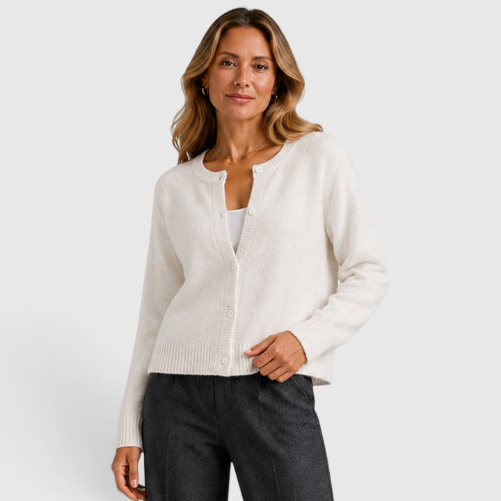 Henrietta | Polished Button-Up Cardigan