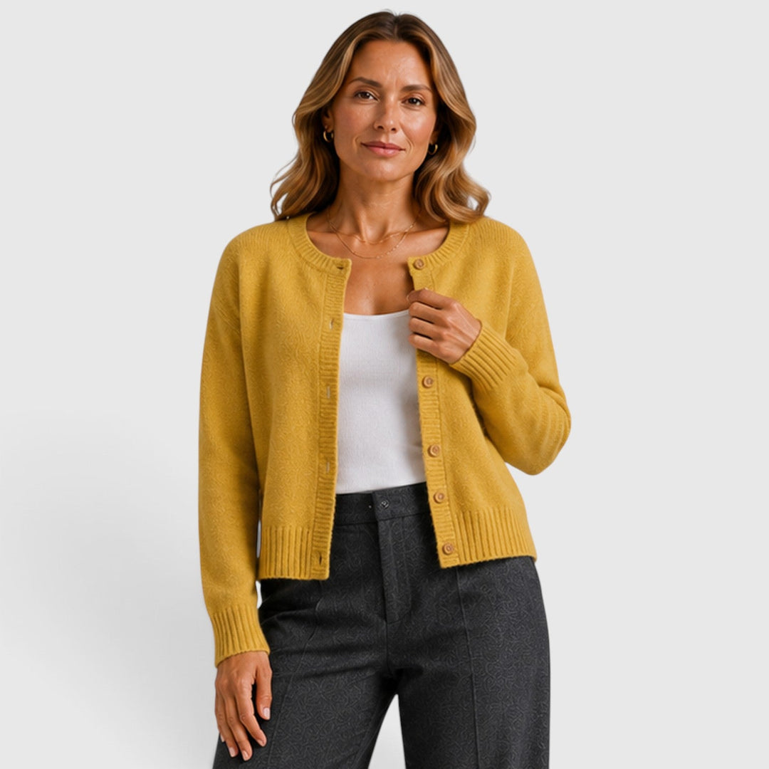 Henrietta | Polished Button-Up Cardigan
