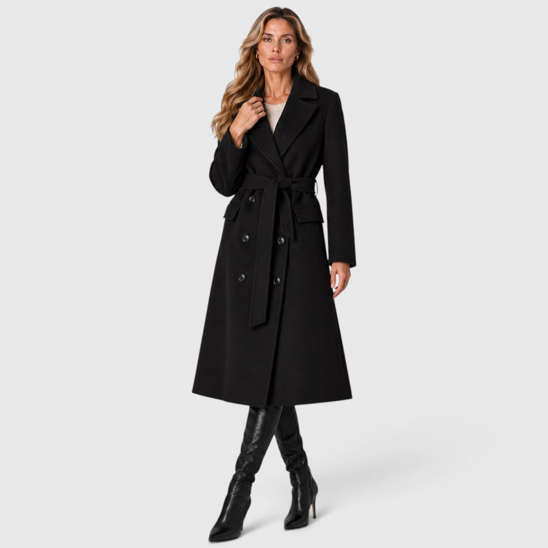 Eustacia | Polished Belted Trench Coat