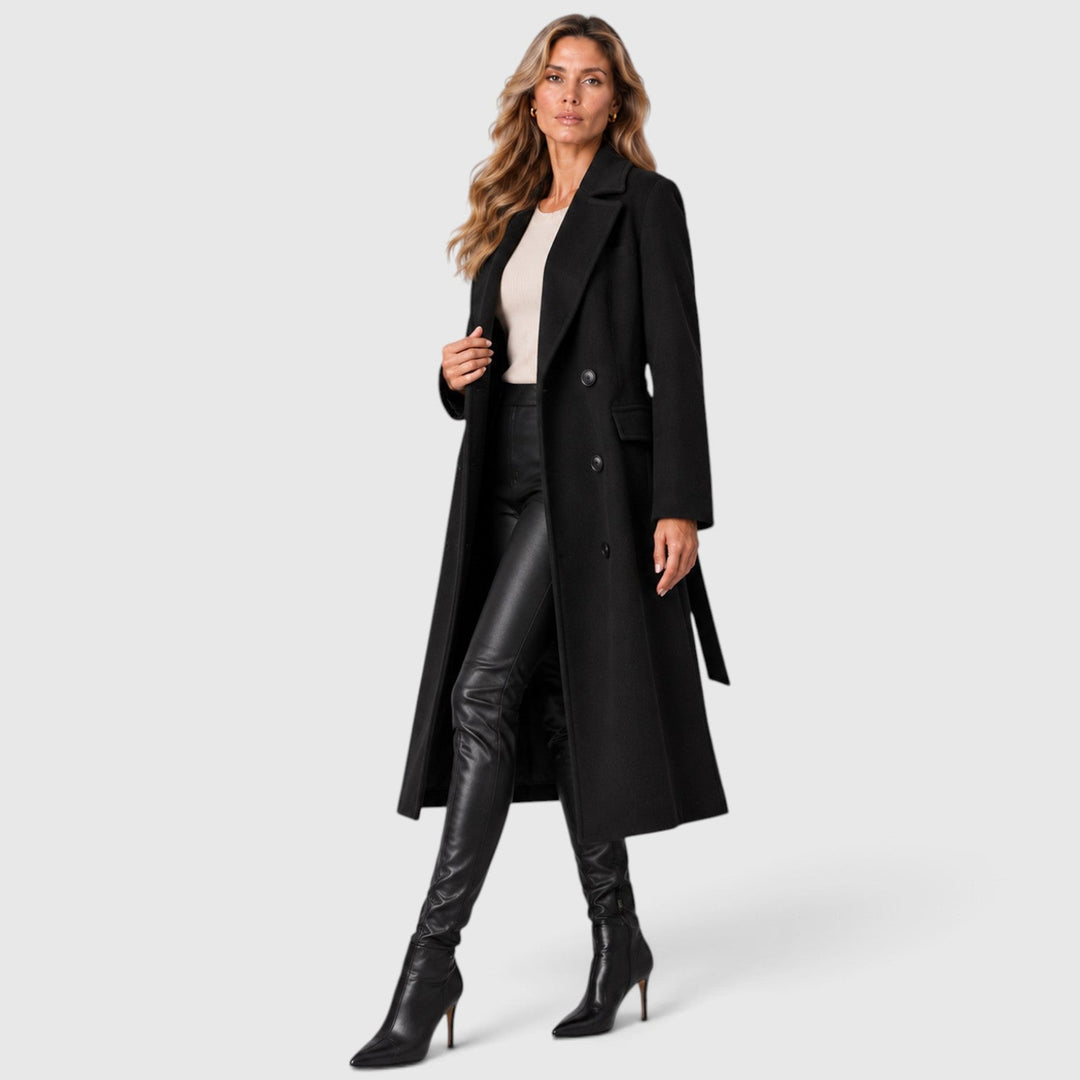 Eustacia | Polished Belted Trench Coat