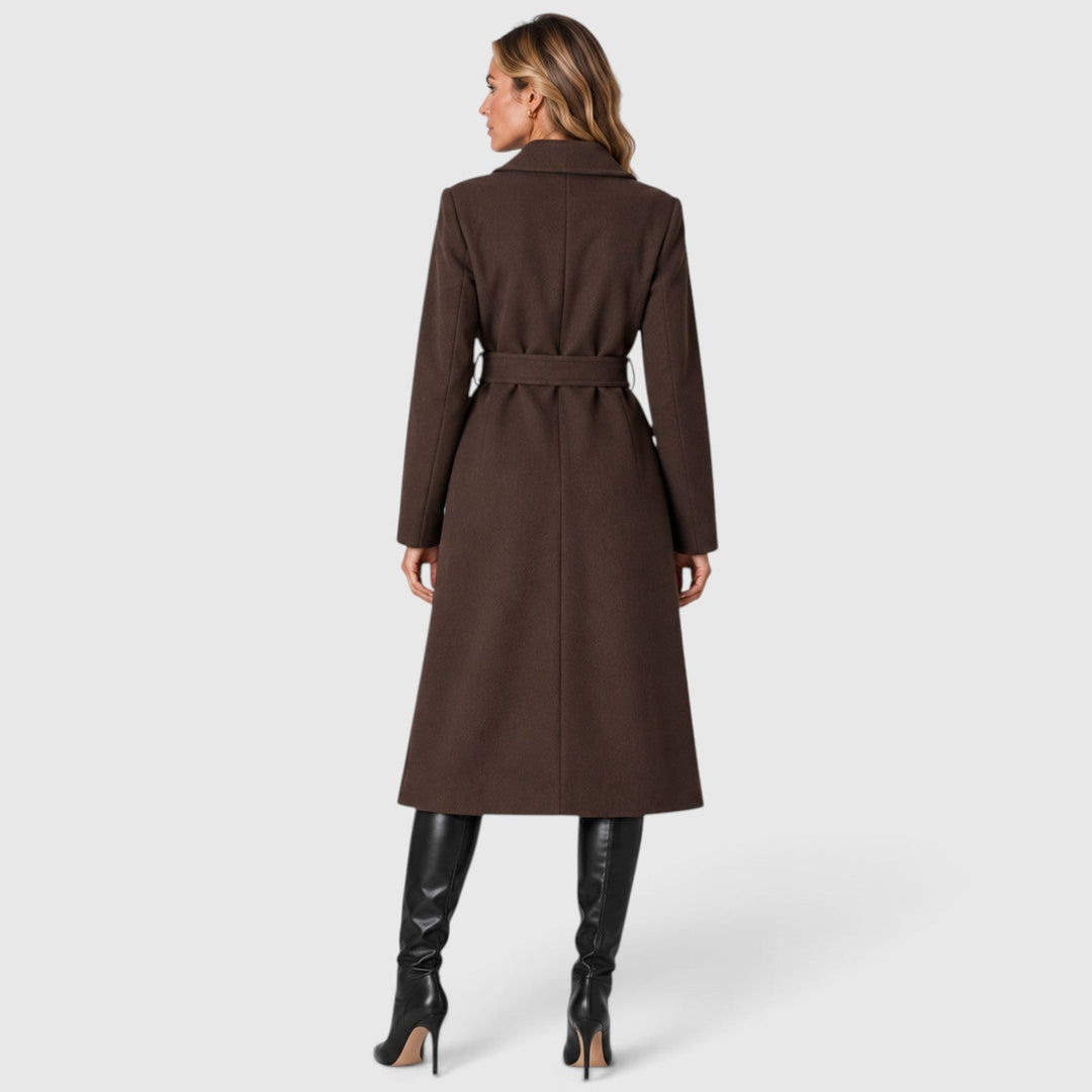 Eustacia | Polished Belted Trench Coat