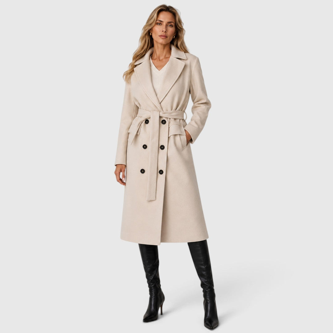 Eustacia | Polished Belted Trench Coat