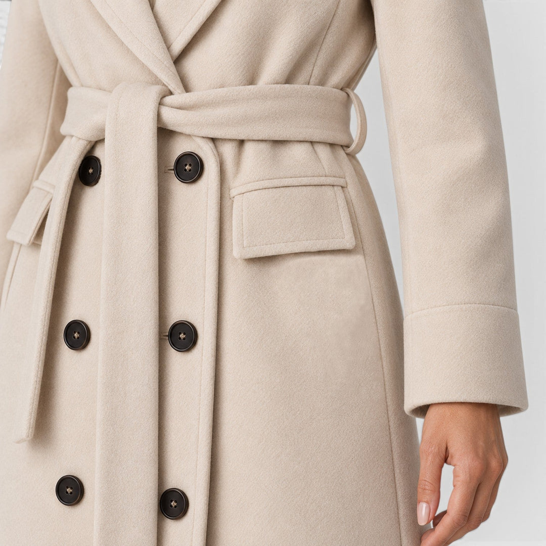 Eustacia | Polished Belted Trench Coat