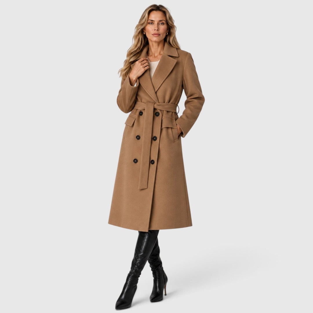 Eustacia | Polished Belted Trench Coat