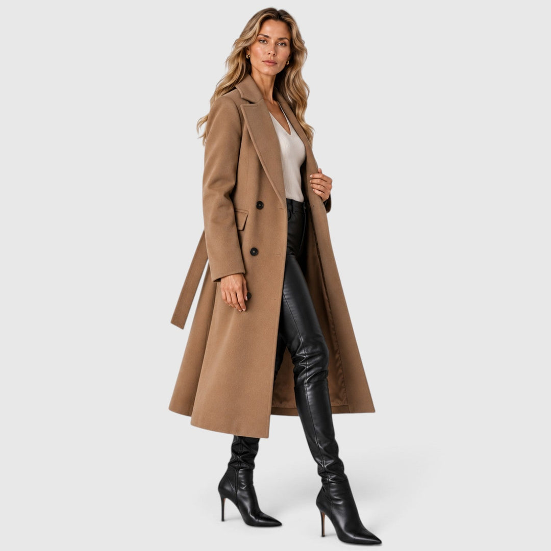 Eustacia | Polished Belted Trench Coat