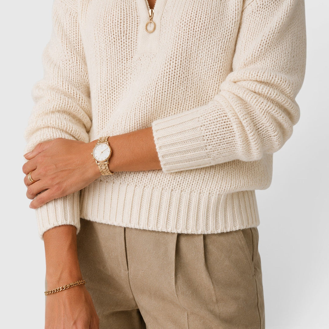 Emmeline | Casual Half-Zip Jumper Knitwear