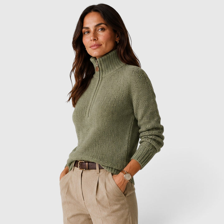 Emmeline | Casual Half-Zip Jumper Knitwear