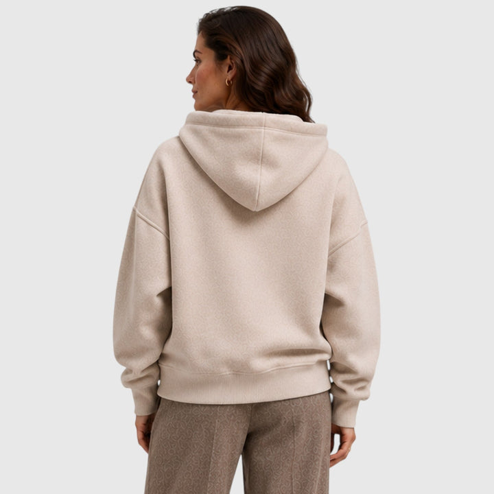 Iris | Relaxed Oversized Open Neck Hoodie