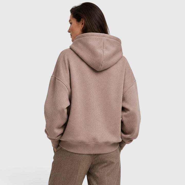 Iris | Relaxed Oversized Open Neck Hoodie