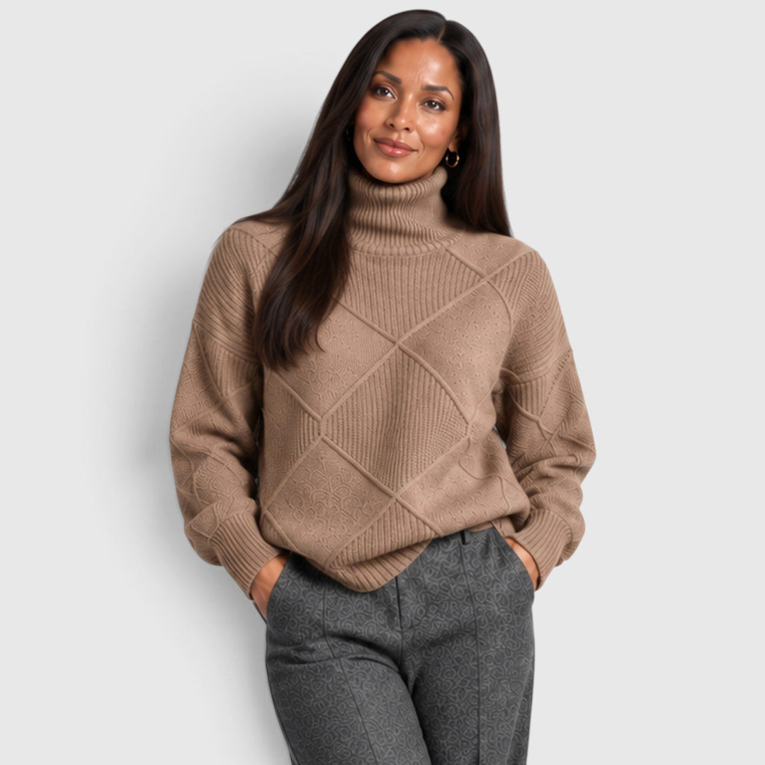 Cecily | Relaxed Turtleneck Jumper Knitwear