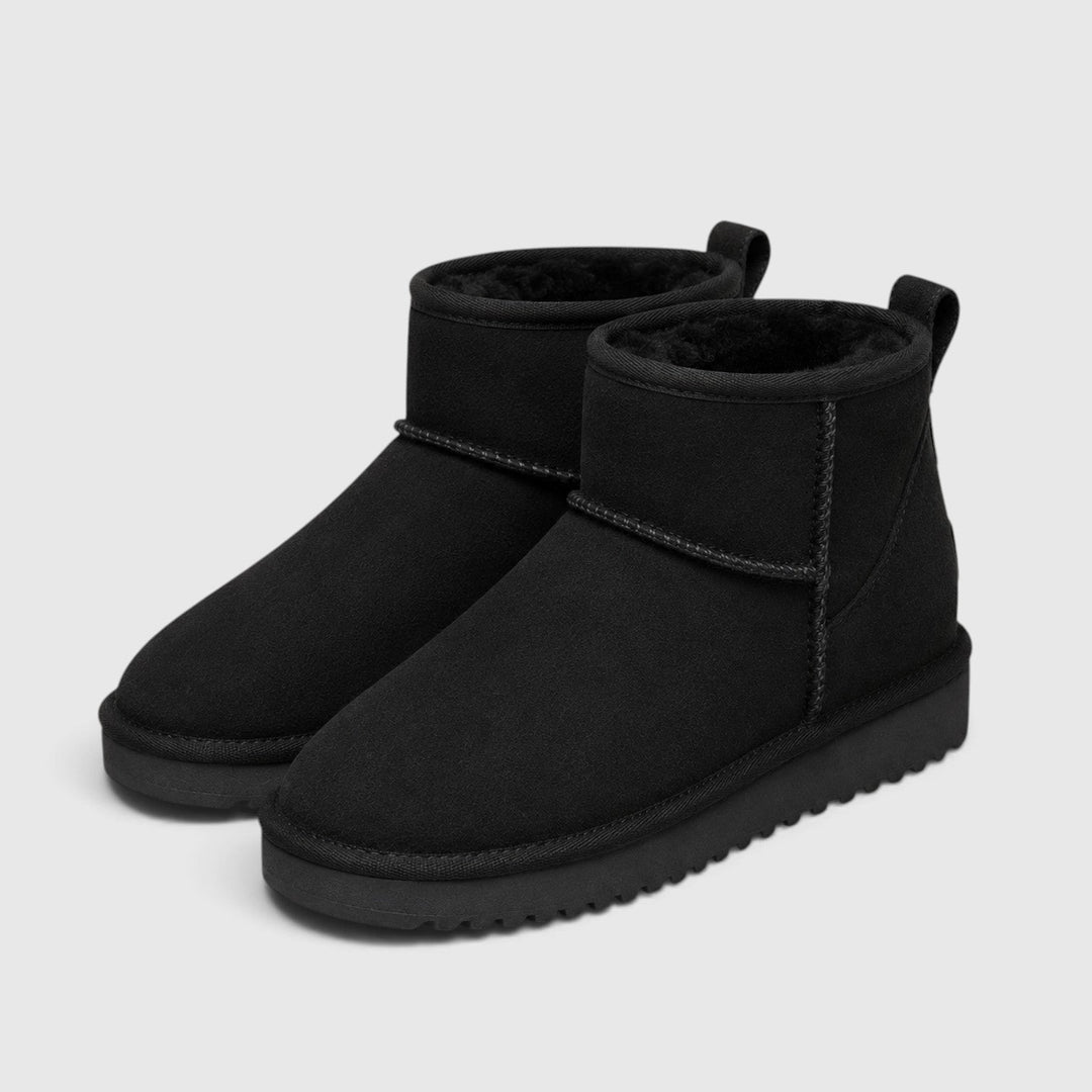 Constance | Cozy Suede Slipper Boots Shearling Lined