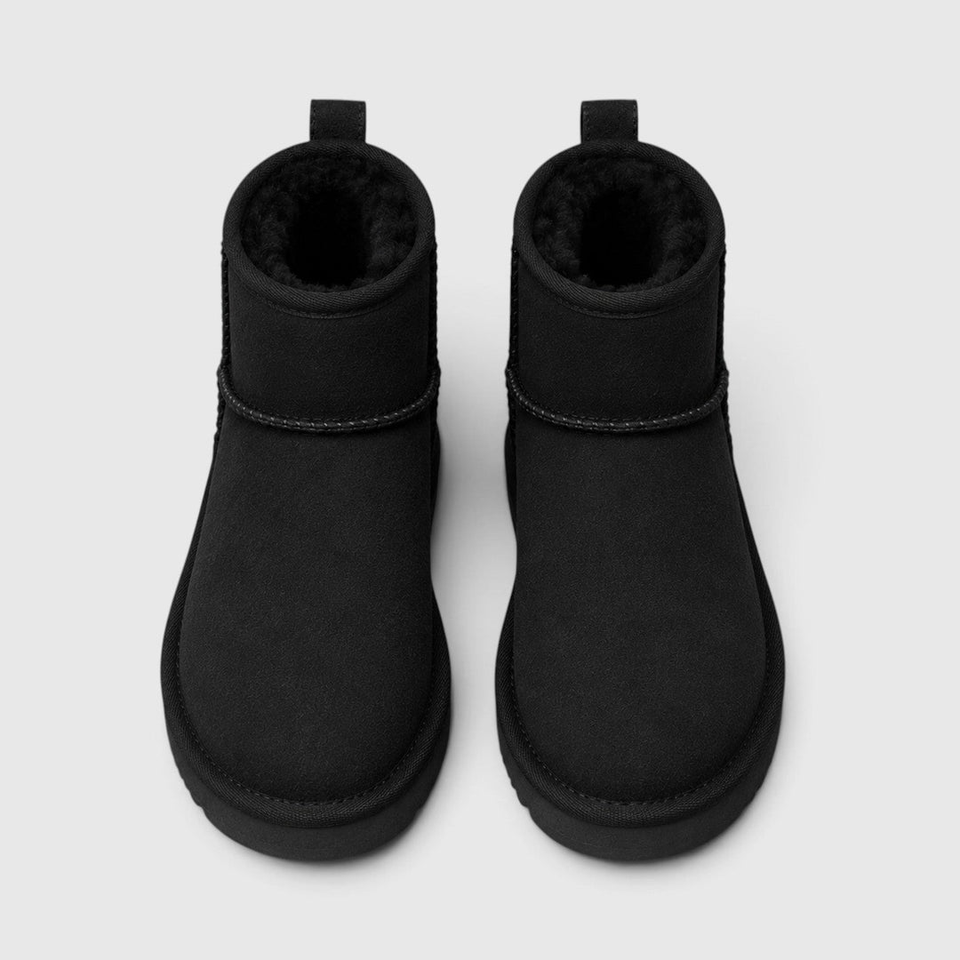 Constance | Cozy Suede Slipper Boots Shearling Lined