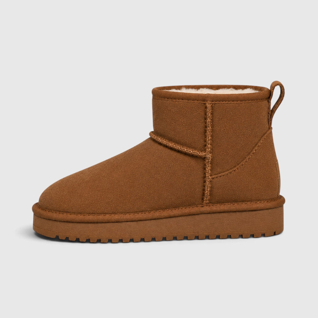 Constance | Cozy Suede Slipper Boots Shearling Lined