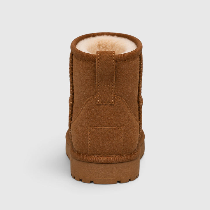 Constance | Cozy Suede Slipper Boots Shearling Lined