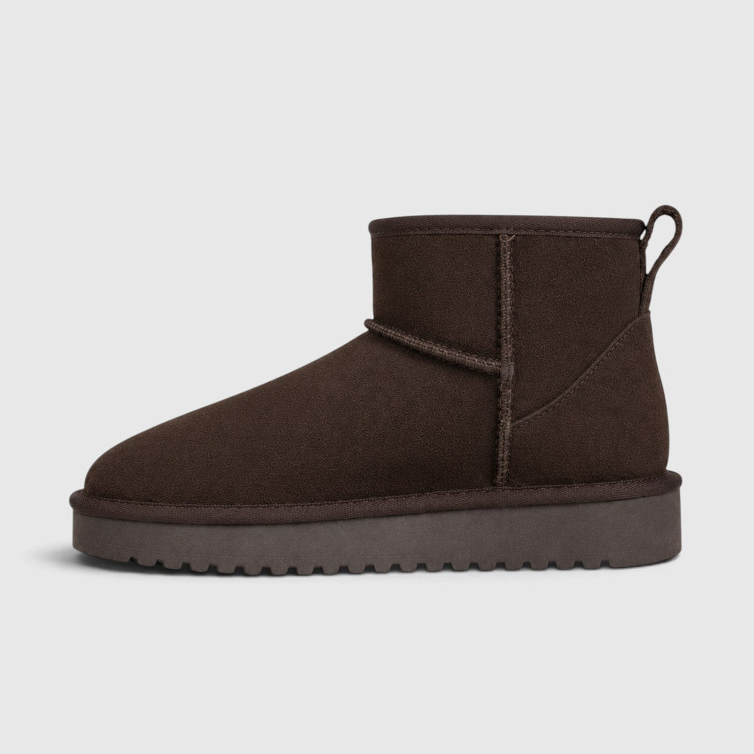 Constance | Cozy Suede Slipper Boots Shearling Lined