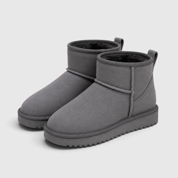 Constance | Cozy Suede Slipper Boots Shearling Lined