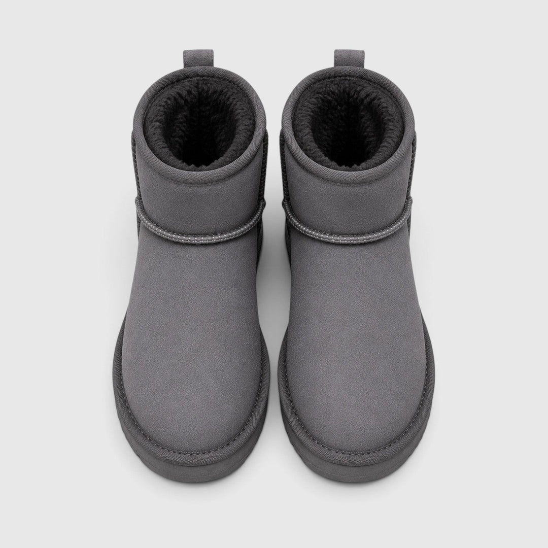 Constance | Cozy Suede Slipper Boots Shearling Lined