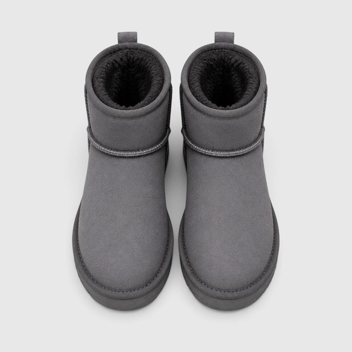 Constance | Cozy Suede Slipper Boots Shearling Lined