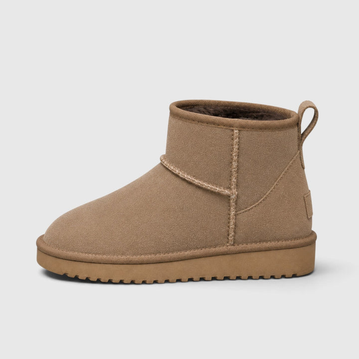 Constance | Cozy Suede Slipper Boots Shearling Lined