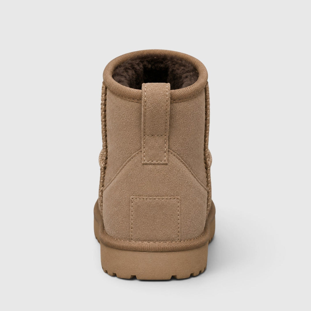 Constance | Cozy Suede Slipper Boots Shearling Lined