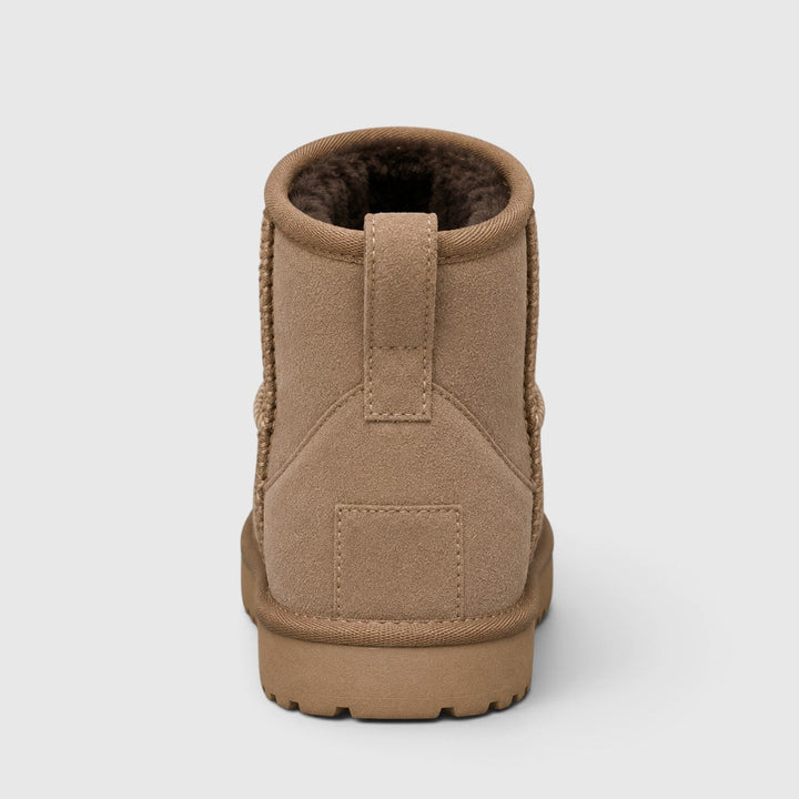 Constance | Cozy Suede Slipper Boots Shearling Lined