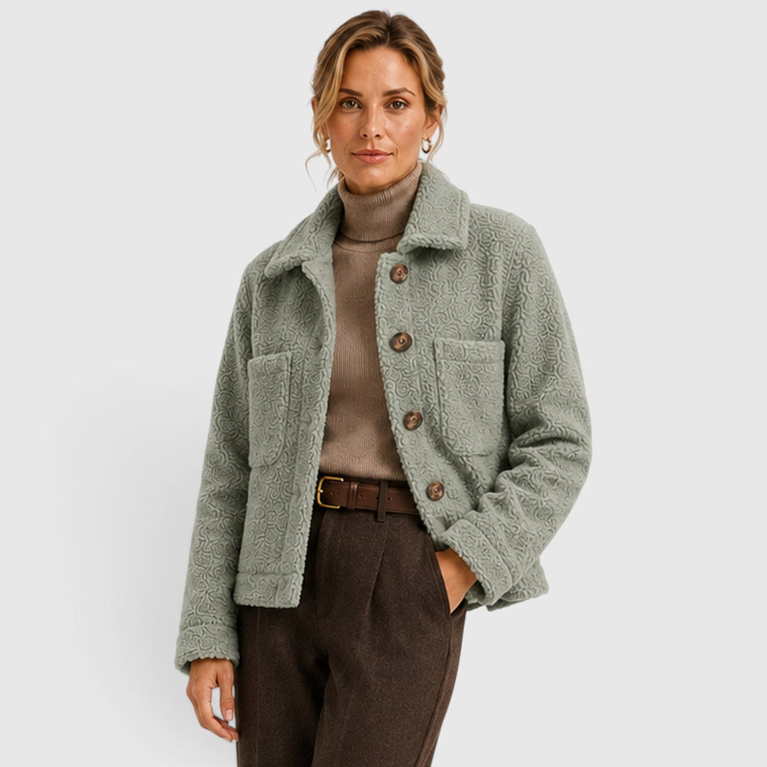 Selina | Relaxed Cropped Knit Blazer